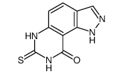 7-mercaptopyrazolo[3,4-f]quinazolin-9-one结构式