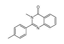 3-methyl-2-(4-methylphenyl)quinazolin-4-one结构式