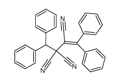 1,1,4,4-tetraphenylbut-3-ene-2,2,3-tricarbonitrile Structure