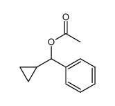 α-cyclopropylbenzyl acetate结构式