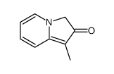 1-methyl-2,3-dihydroindolizin-2-one结构式