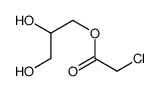 2,3-dihydroxypropyl 2-chloroacetate Structure