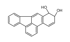 9,10-Dihydrobenz(e)acephenanthrylene-9,10-diol trans-结构式