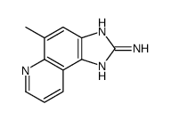 1H-Imidazo[4,5-f]quinolin-2-amine,5-methyl-(9CI) structure