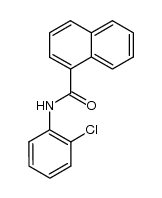 N-(2-CHLOROPHENYL)-1-NAPHTHAMIDE结构式