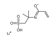 lithium,2-methyl-2-(prop-2-enoylamino)propane-1-sulfonate结构式