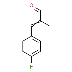 2-Propenal, 3-(4-fluorophenyl)-2-Methyl- Structure