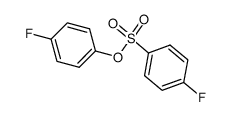 4-fluorophenyl 4-fluorobenzenesulfonate结构式