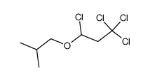 Isobutyl-(1,3,3,3-tetrachlor-propyl)-ether结构式