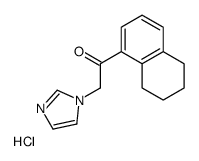 2-(1H-imidazol-1-ium-1-yl)-1-(5,6,7,8-tetrahydronaphthalen-1-yl)ethanone,chloride Structure