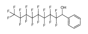 1-phenyl-2,2,3,3,4,4,5,5,6,6,7,7,8,8,9,9,9-heptadecafluorononan-1-ol结构式