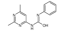 1-(2,6-dimethylpyrimidin-4-yl)-3-phenylurea Structure