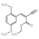 ethyl 2-cyano-3-(2,5-dimethoxyphenyl)prop-2-enoate picture