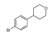 4-(4-BROMOPHENYL)TETRAHYDRO-2H-PYRAN Structure