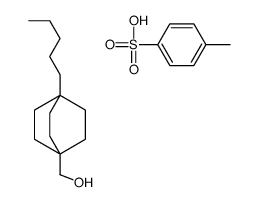 4-methylbenzenesulfonic acid,(1-pentyl-4-bicyclo[2.2.2]octanyl)methanol Structure