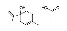 acetic acid,4-methyl-1-prop-1-en-2-ylcyclohex-3-en-1-ol Structure