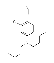 2-氯-4-(二丁基氨基)苯甲腈结构式
