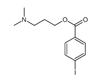 3-(dimethylamino)propyl 4-iodobenzoate结构式
