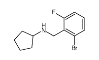 N-Cyclopentyl 2-bromo-6-fluorobenzylamine structure