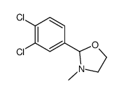 2-(3,4-dichlorophenyl)-3-methyl-1,3-oxazolidine结构式