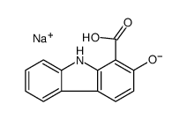 sodium 2-hydroxy-9H-carbazole-1-carboxylate structure