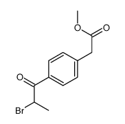methyl 2-[4-(2-bromopropanoyl)phenyl]acetate结构式