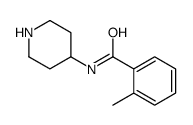 2-methyl-N-piperidin-4-ylbenzamide structure