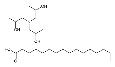 tris(2-hydroxypropyl)ammonium palmitate结构式