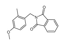 N-(4-methoxy-2-methylbenzyl)phthalimide Structure