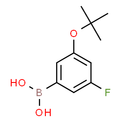 3-Fluoro-5-(tert-butoxy)phenylboronic acid Structure