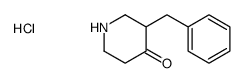 3-BENZYLPIPERIDIN-4-ONE HYDROCHLORIDE结构式