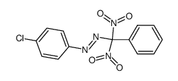 (4-chloro-phenyl)-(α,α-dinitro-benzyl)-diazene结构式