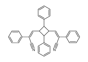 2,2'-diphenyl-3,3'-(2,4-diphenyl-cyclobutane-1,3-diyl)-di-acrylonitrile结构式
