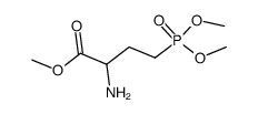 methyl 2-amino-4-(dimethoxyphosphoryl)butanoate Structure
