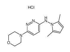 N-(2,5-dimethyl-1H-pyrrol-1-yl)-6-(4-morpholinyl)-3-pyridazinamine hydrochloride结构式