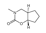 Cyclopent[e]-1,3-oxazin-2(3H)-one, hexahydro-3-methyl-, trans- (9CI) Structure