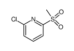 2-Chloro-6-(methylsulfonyl)pyridine Structure
