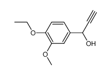 1-(4-ethoxy-3-methoxy-phenyl)-prop-2-yn-1-ol Structure