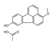 acetic acid,4-methoxyfluoranthen-8-ol Structure