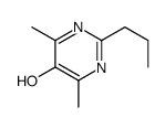 4,6-dimethyl-2-propylpyrimidin-5-ol结构式