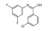 2-Chloro-N-(3,5-difluorophenyl)benzamide结构式