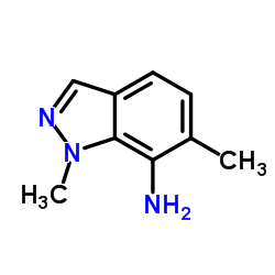 1,6-Dimethyl-1H-indazol-7-amine Structure