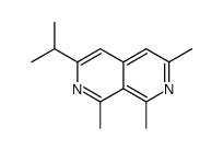 1,3,8-trimethyl-6-propan-2-yl-2,7-naphthyridine结构式