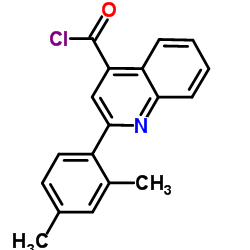 2-(2,4-Dimethylphenyl)-4-quinolinecarbonyl chloride Structure