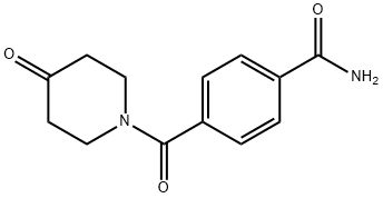 4-(4-Oxo-piperidine-1-carbonyl)-benzamide Structure