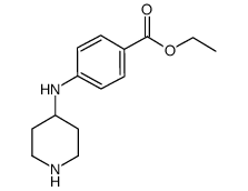 4-(PIPERIDIN-4-YLAMINO)-BENZOIC ACID ETHYL ESTER Structure