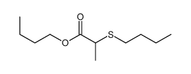 butyl 2-butylsulfanylpropanoate Structure
