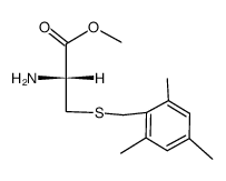 S-(2,4,6-Trimethylbenzyl)cysteine Methyl Ester Structure