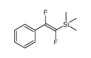 Benzene, [(1Z)-1,2-difluoro-2-(trimethylsilyl)ethenyl] Structure