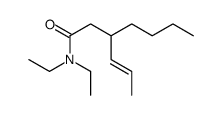 N,N-diethyl-3-prop-1-enylheptanamide结构式